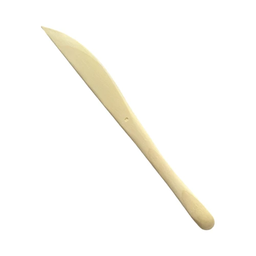 dwustronna szpatułka drewniana nr 8