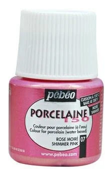 farba Pebeo Porcelaine 150 - 107 Shimmer Pink