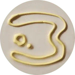 szkliwo 3D Thin Trailing Glaze H Yellow