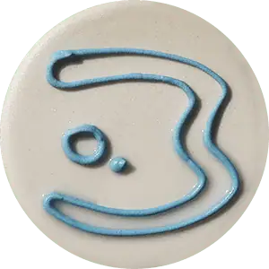 szkliwo 3D Thin Trailing Glaze H Blue