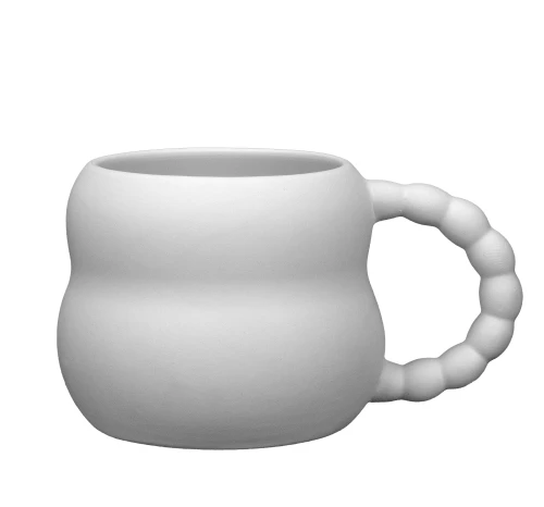 biskwitowy kubek MARBLE  210 ml -  6 szt. 