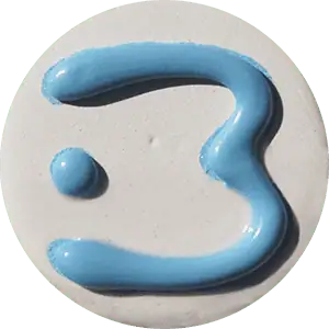 szkliwo 3D Thin Trailing Glaze Blue