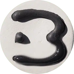 szkliwo 3D Thin Trailing Glaze Black