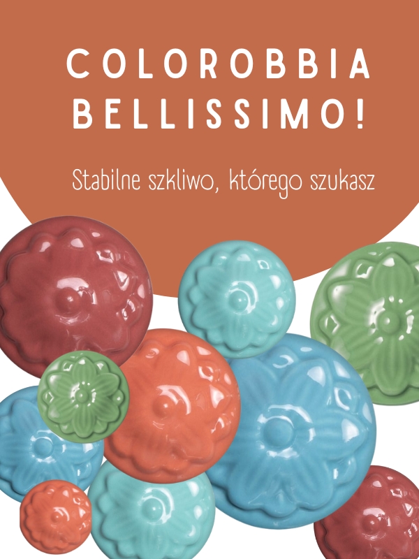 szkliwa Colorobbia Bellissimo! HEHO sklep dla ceramika