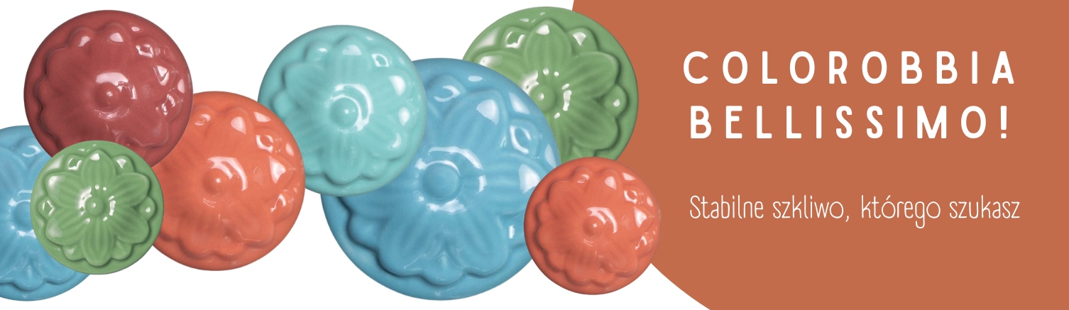 szkliwa Colorobbia Bellissimo! HEHO sklep dla ceramika